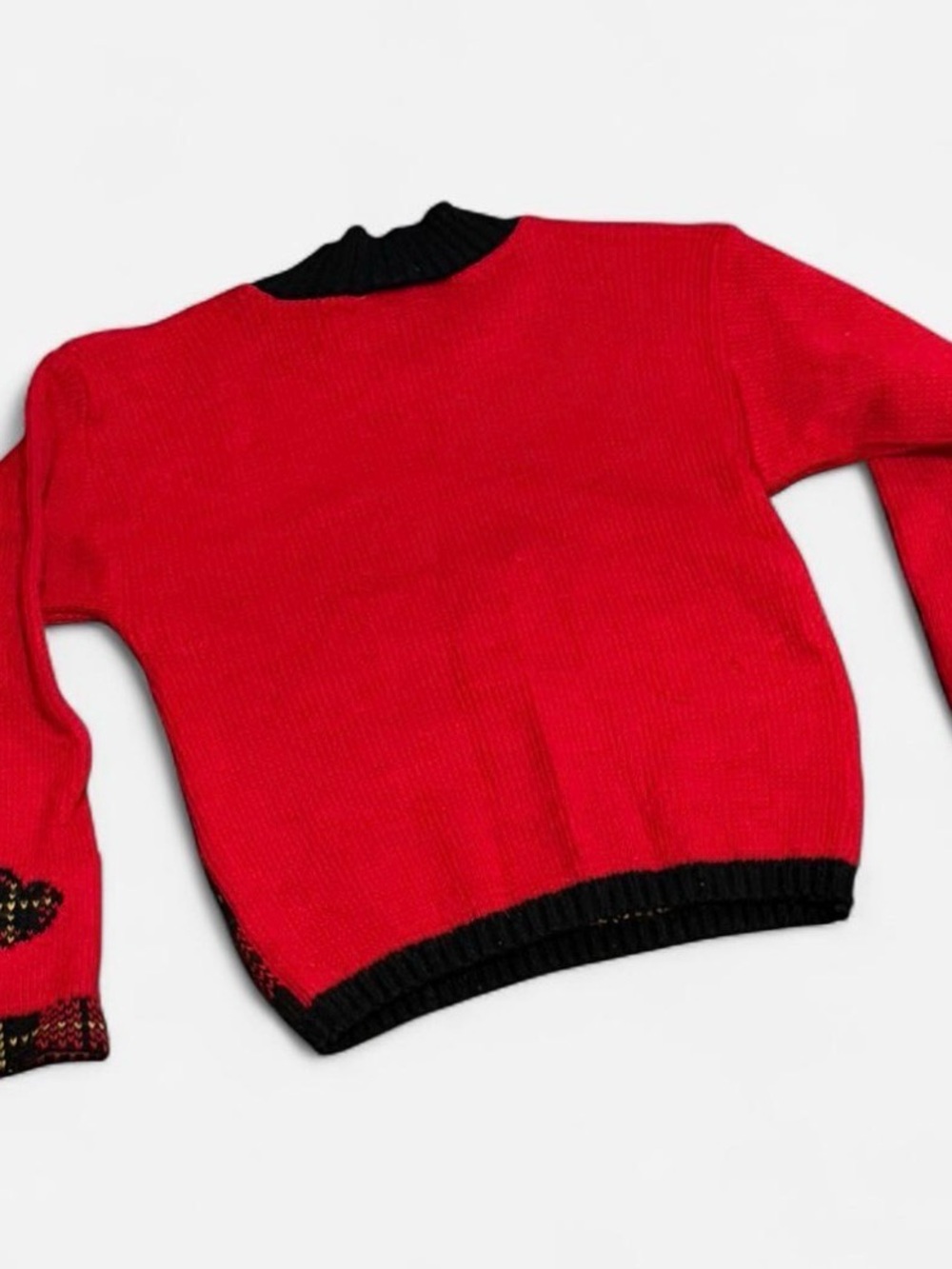 Vintage Heartworks Scottie Dog Christmas Sweater • Kids 5/6 • Made in USA - Picture 3 of 4